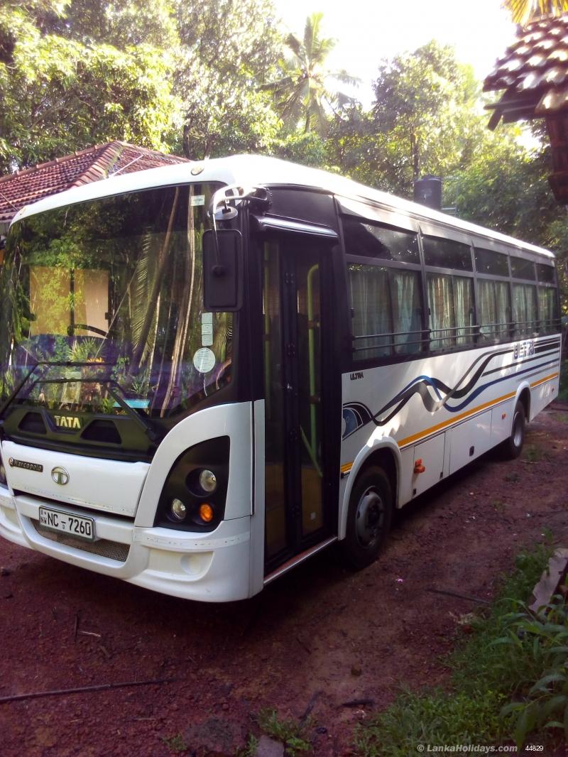 Sri Lanka Bus Coach Rentals Hire Tata ultra bus seat34