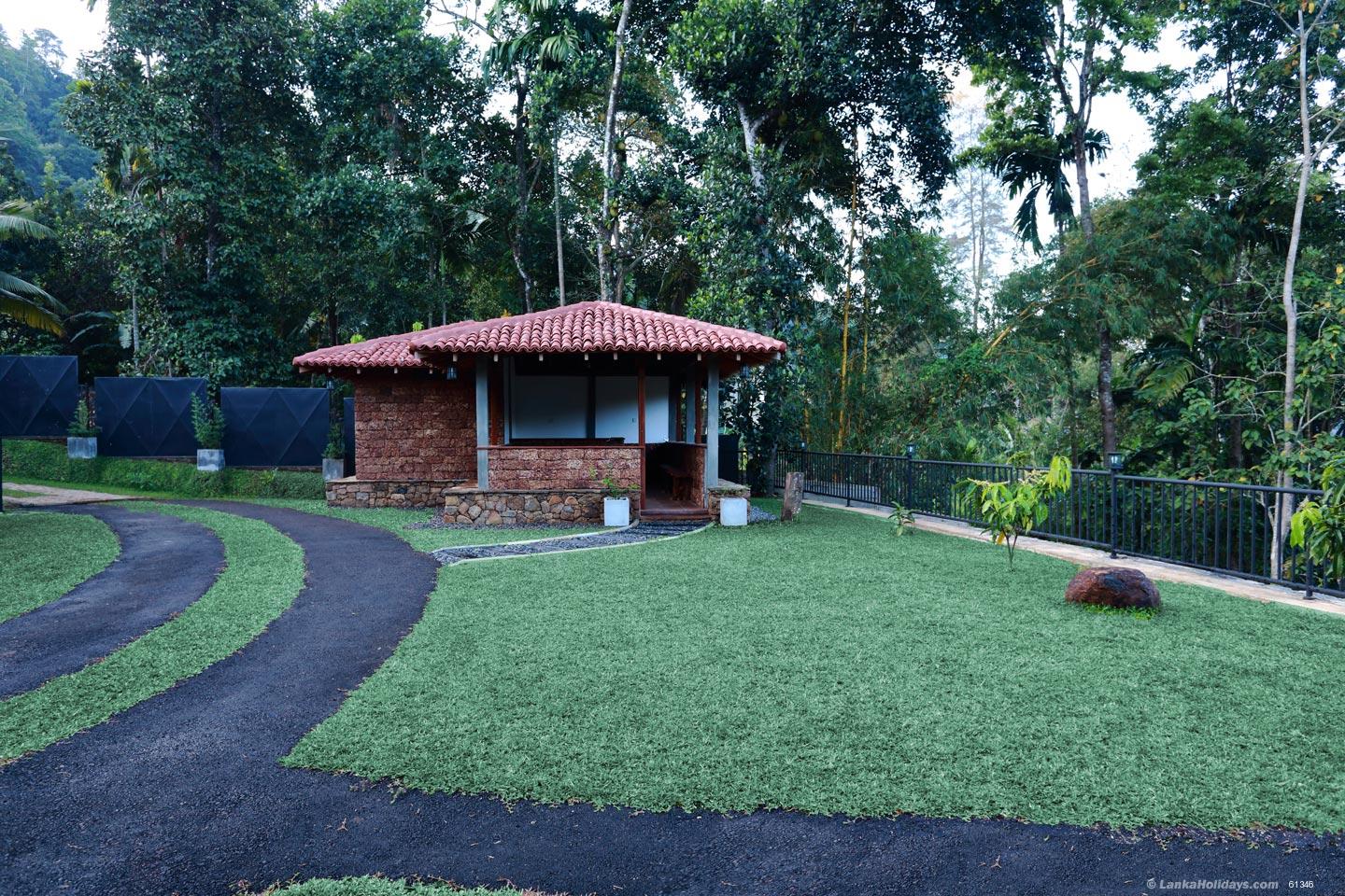 Traditional outdoor garden house 